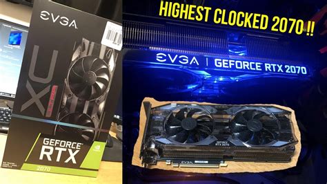 Evga Rtx Xc Ultra Gaming Unboxing And Rgb Test Youtube