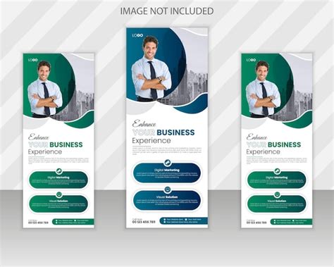 Premium Vector Corporate Business Roll Up Banner Template Design