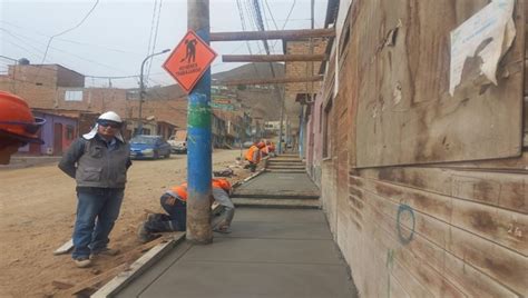 Se Iniciaron Obras De Pistas Y Veredas En La Margen Derecha