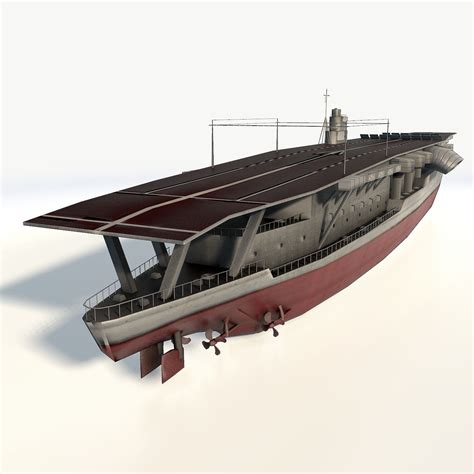 Akagi aircraft carrier 3D Model $39 - .unknown .3ds .blend .dae .fbx ...