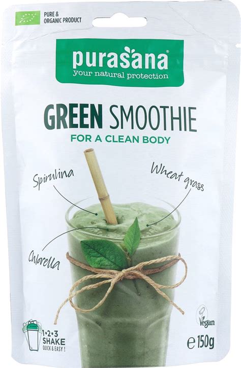 Purasana Green Smoothie 150 Gram Bol