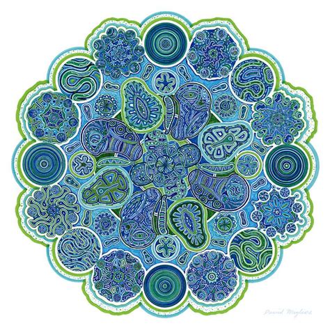 BGM By Dave Migliore Mandala Drawing Fine Art Prints Drawings