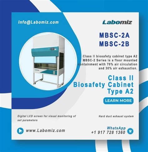 Labomiz Class Ii Biosafety Cabinet Ensuring Personal Safety In The