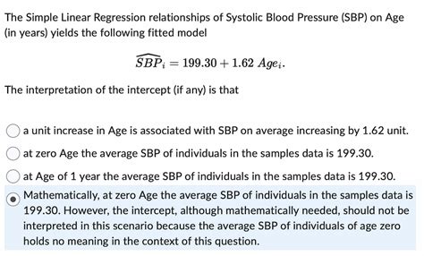 Answered The Simple Linear Regression… Bartleby