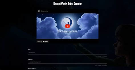 Dreamworks Intro Creator