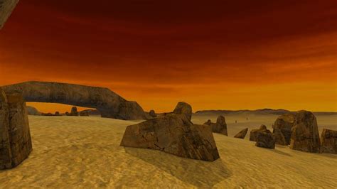 Tatooine Dune Sea Burning Sunset Image Darthsith S Battlefront