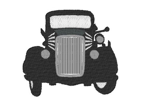 Vintage Car Embroidery Pattern By Ocdembroidery On Etsy