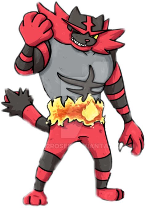 Incineroar Pokemon Png Isolated Image Png Mart