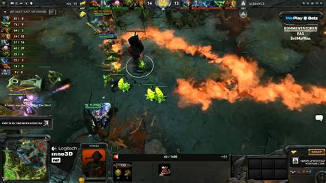 German Dota 2 Na Vi Vs Alliance Bo3 Game 1 WPL S2 By Fas