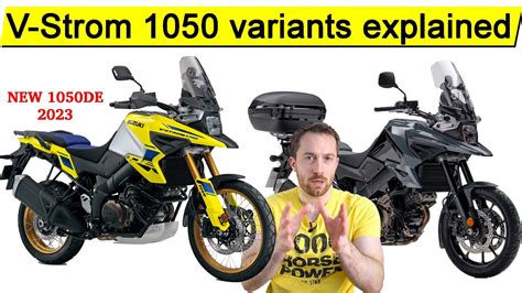 Differences Between The New 2023 Suzuki V Strom 1050 1050DE And 1050XT