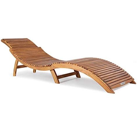 Casaria Sun Lounger Fsc Certified Acacia Wood Foldable Case Function