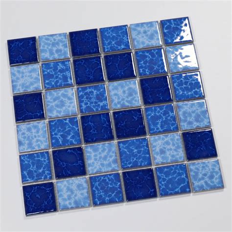 Good Price Blue 3d Wall Panel Blue Guangdong Diy Spanish China Glass Swimming Pool Mosaic Pcs