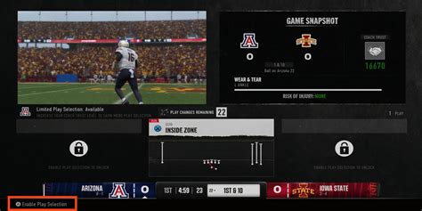 College Football 25 How To Enable Play Selection