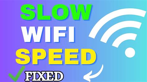 How To Fix Slow Wifi Connection Easy Fix Youtube