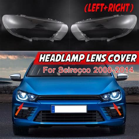 Ready Stock Codpair Left Right For Scirocco Car Headlight