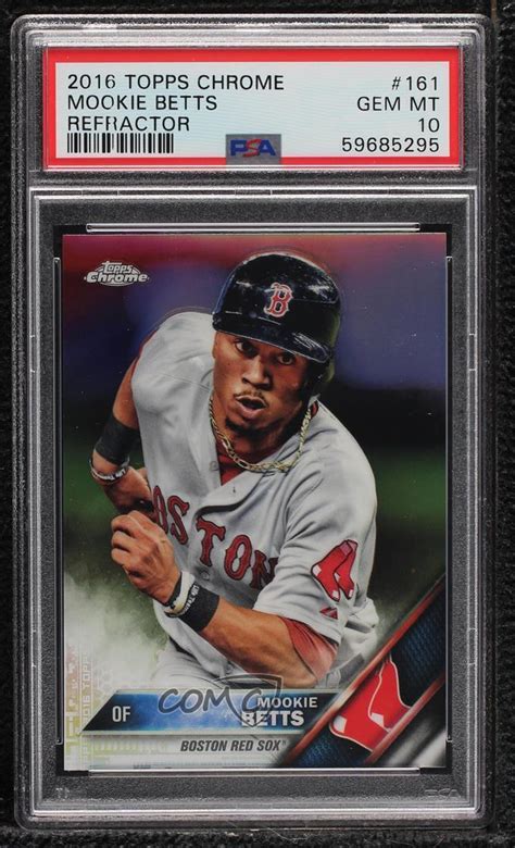 2016 Topps Chrome Refractor 161 Mookie Betts For Sale Online EBay