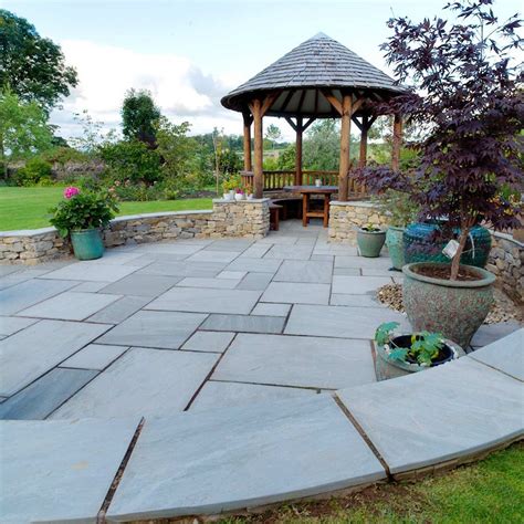 Patio Paving These Natural Sandstone Slabs Are Ideal For Garden