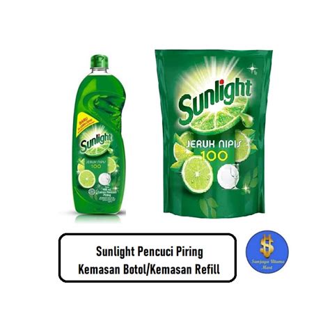 Jual Sunlight Pencuci Piring Kemasan Botol Refill All Variant Shopee