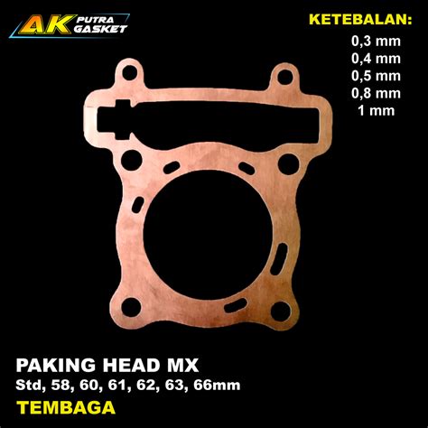 Jual Paking Head Tembaga Jupiter Mx Diameter Standart