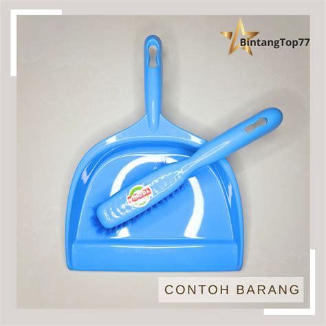 Jual Pengki Sapu Vinoda Sikat Brush Jumbo Dustpan Set Besar