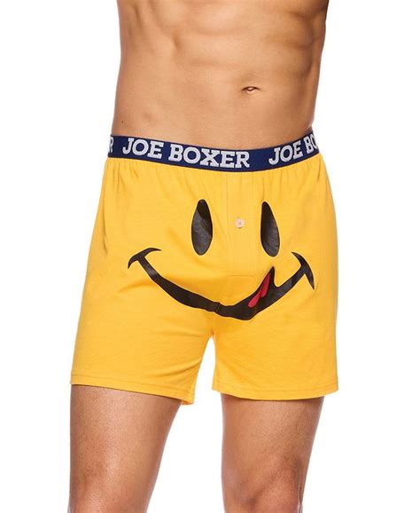 Joe Boxer Men S Classic Licky Cotton Boxers Pack Of 2 Macy S