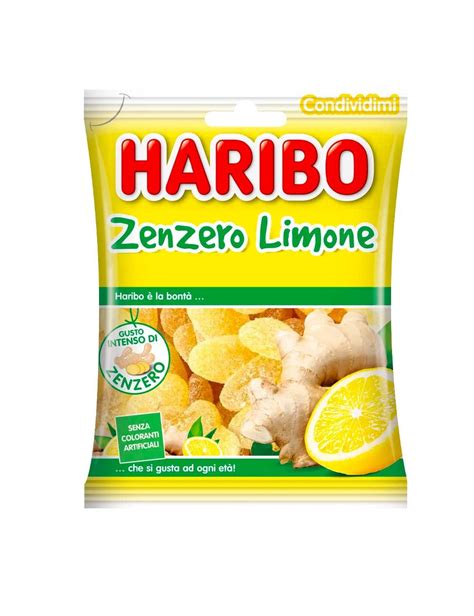 Haribo Zenzero E Limone 30 Buste Da 100 G Haribo