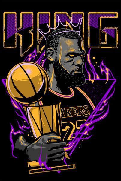 Pin By Lakercrew On King James Lakercrew Lebron James Painting