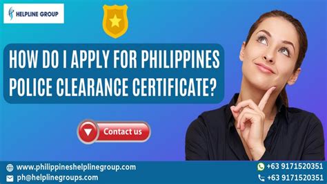 Want To Get Police Clearance Certificate In Philippines By