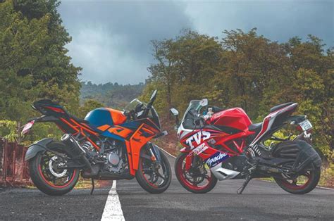 ktm rc   tvs apache rr bto comparison introduction