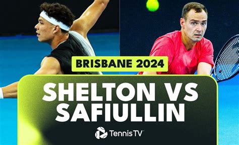 Ben Shelton vs Roman Safiullin Highlights | Brisbane 2024 - VCP Tennis