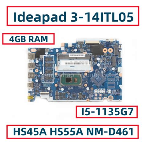 Hs A Hs A Nm D For Lenovo Ideapad Itl Laptop Motherboard