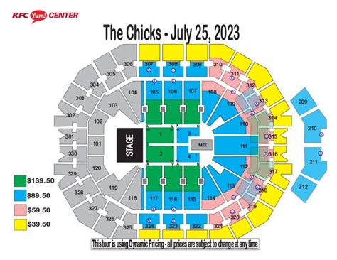 Kfc Yum Center Seating Chart Disney On Ice Cabinets Matttroy