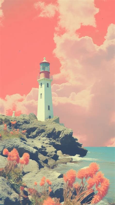 Lighthouse architecture outdoors nature. | Premium Photo Illustration ...