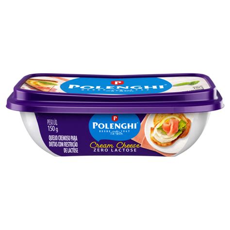 Cream Cheese Polenghi 150g Zero Lactose é aqui na Barcelos