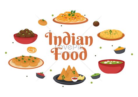 Indian food illustration illustration image_picture free download ...