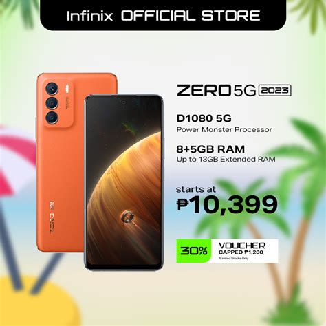 Infinix Zero 5g 2023 8gb 256gb 1 Year Local Warranty Shopee