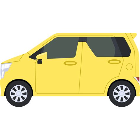 軽自動車の無料イラスト 無料イラスト＆かわいいフリー素材集 ねこ画伯コハクちゃん