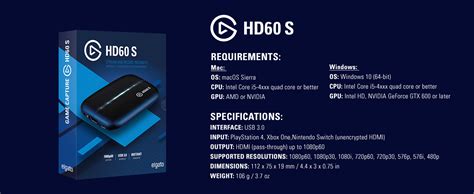 Elgato HD60 S Capture Card 1080p 60 - Expert-Zone