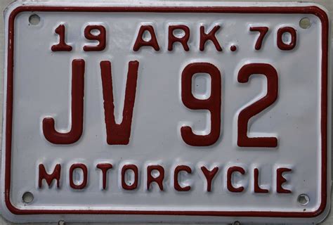 JV 92 - Arkansas - 1970 | Great American Plates