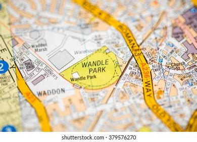 Wandle Park London Uk Map Stock Photo Shutterstock