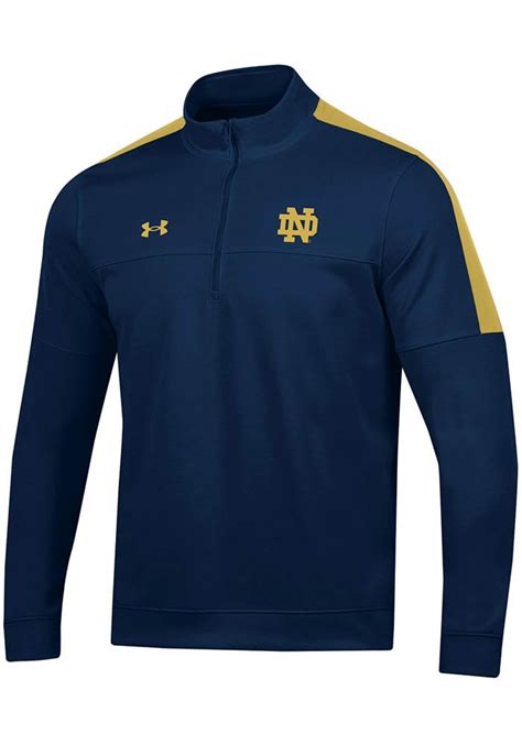 Under Armour Notre Dame Fighting Irish Mens Midlayer Pullover Navy