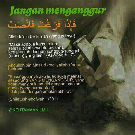 Islam Membenci Pengangguran