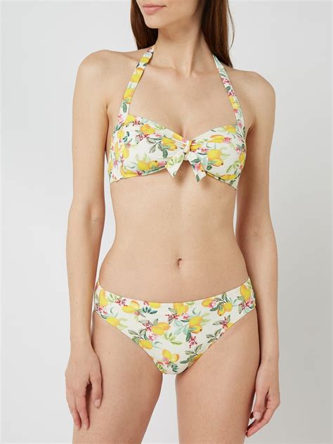 Esprit Bikini Oberteil Mit Neckholder Gelb Online Kaufen