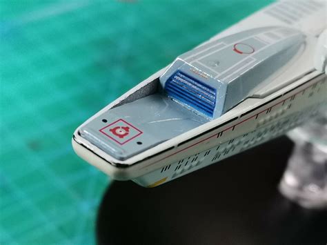 No Model Olympic Class Uss Pasteur Custom Decals Star Trek Eaglemoss Ebay