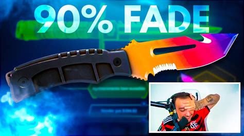 Ganhei Uma Faca Fade No Csgo Youtube