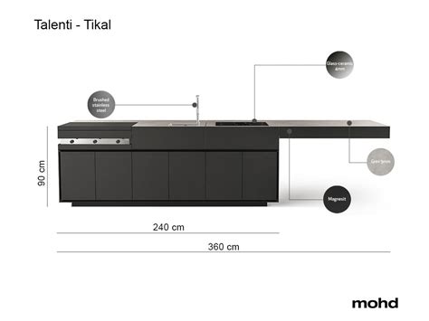 Talenti Tikal Cocina M Dulos Con Pen Nsula Mohd Shop