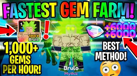 Insane Gem Farm K Gems Per Hour Anime Adventures Roblox