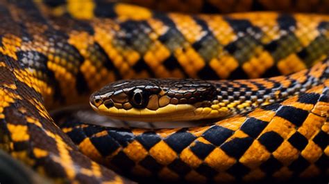 The Snake Species Checkered Keelback Information And Characteristics