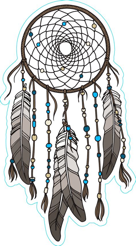 Native American Indian Dream Catcher Sticker