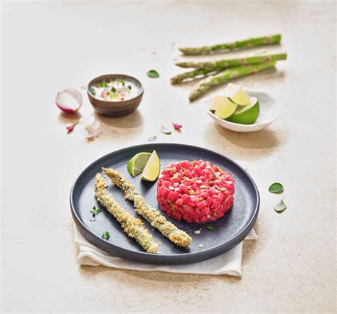 Recette Asperges Pan Es Au Parmesan Pour Accompagner Un Tartare